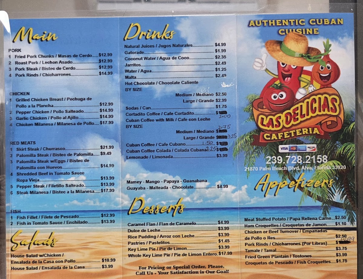 Cafe' Cubano Menu - Image 1