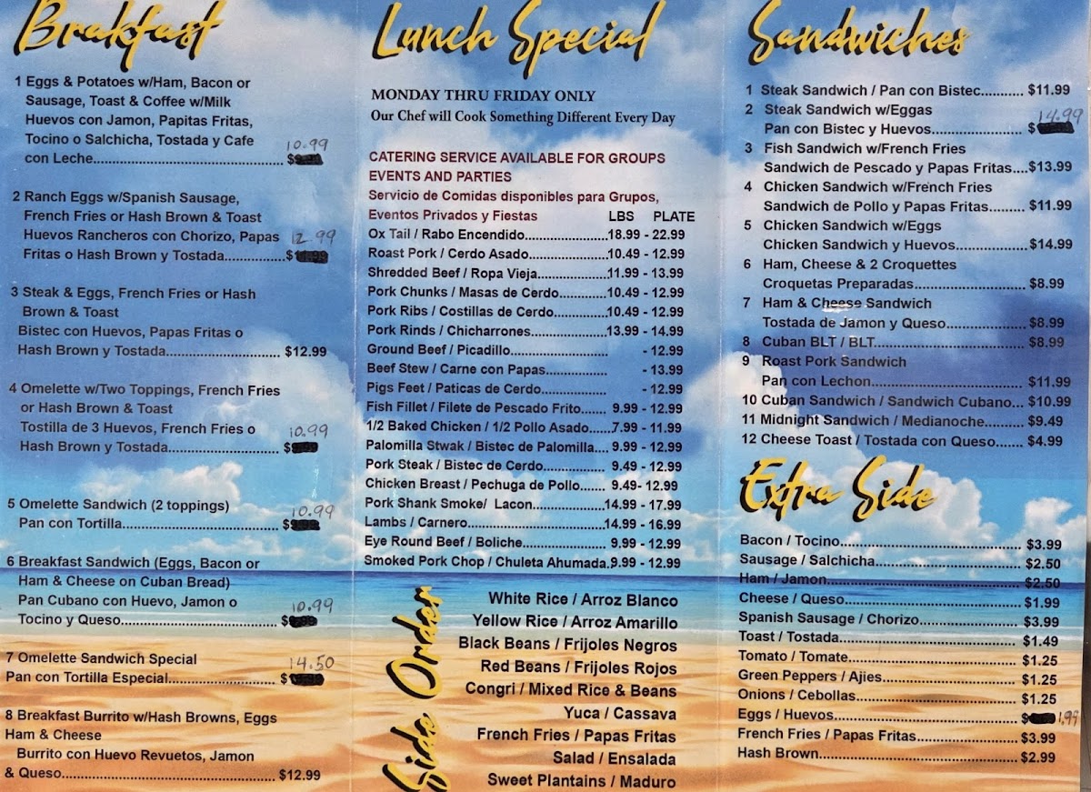 Cafe' Cubano Menu - Image 2